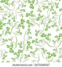 seamless tiny floral aop vector graphic pattern single Colour 