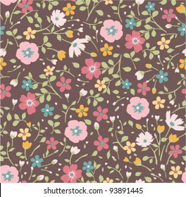 seamless tiny  floral seamless pattern