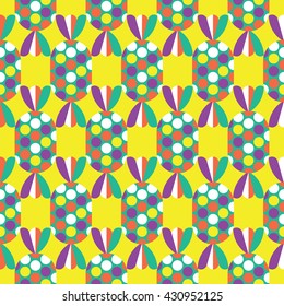 Seamless Toffee pattern color background, Candy Vector