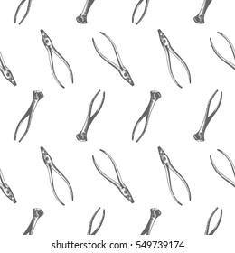 seamless tool pattern vector