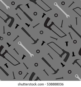 Seamless Tools Pattern Background