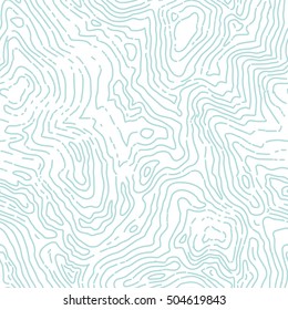 Seamless Topographic Contour Map Pattern. Vector Seamless Background.