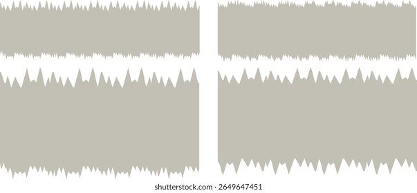 seamless torn paper edges, vector illustration white.background .kalar .on white	