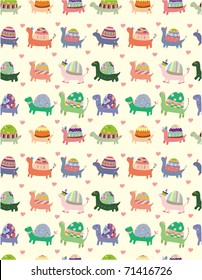 seamless tortoise pattern