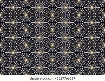 Seamless tortoise shell pattern inspired by the shell of a radiated tortoise