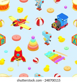 Seamless Toy Pattern