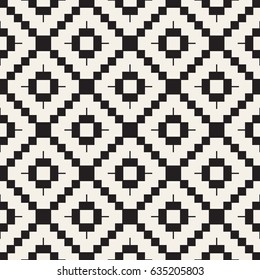 Seamless tracery pattern. Repeated stylized lattice. Symmetric geometric abstract wallpaper. Trellis ethnic motif. Vector illustration