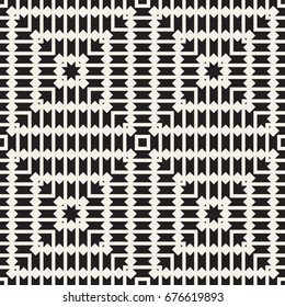 Seamless tracery pattern. Repeated stylized lattice. Symmetric geometric abstract wallpaper. Trellis ethnic motif. Vector illustration