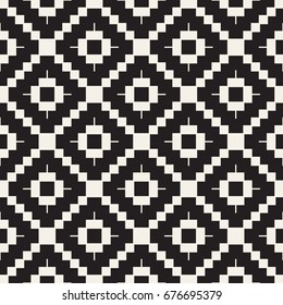 Seamless tracery pattern. Repeated stylized lattice. Symmetric geometric abstract wallpaper. Trellis ethnic motif. Vector illustration