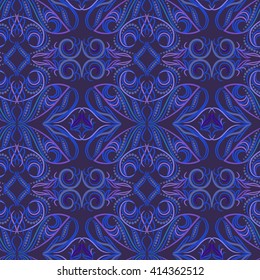 Seamless traditional american indian pattern. Vector bright picture.