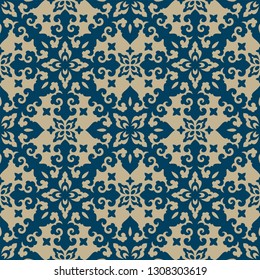 Seamless traditional asian ornamental motive, japanese, chinese or korean and more. Geometric pattern with repeating elements. Elegant luxury tiled design, best for print fabric or papper and more.