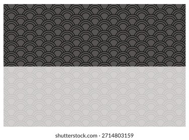 Fondo de patrón chino tradicional sin fisuras con marco de celosía. Elegante Diseño gráfico oriental.