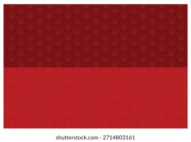 Fondo de patrón chino tradicional sin fisuras con marco de celosía. Elegante Diseño gráfico oriental.