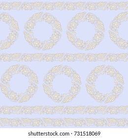 Seamless traditional chinese pattern with floral ornament