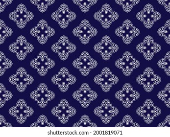 seamless traditional ethnic pattern design for background carpet wallpaper clothing embroidery style vector illustration