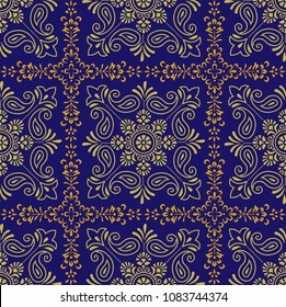 Seamless traditional indian vector pattern