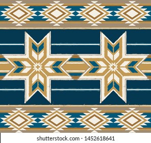 Seamless traditional inka repeat pattern