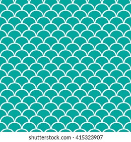 seamless Traditional japanese seigaiha ocean wave pattern