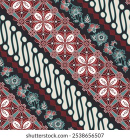 Seamless Traditional Javanese Batik 02 Pattern November 2024