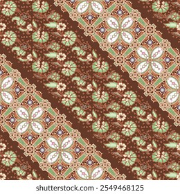 Seamless Traditional Javanese Batik Pattern 11 November 2024