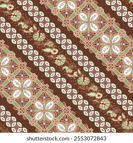 Padrão sem emenda tradicional javanês Batik 18 novembro 2024