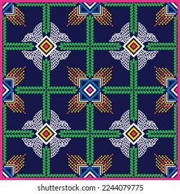 Seamless traditional pattern.Ethnic ornament boho style. Geometric Navajo American oriental vector illustrations. Embroidery pattern, design for Using in fashion and fabric printing business.