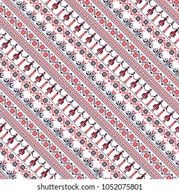 Seamless traditional romanian pattern 