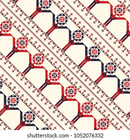 Seamless traditional romanian pattern 