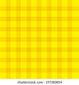 Seamless traditional tablecloth yellow pattern