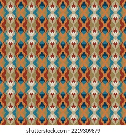 Seamless with traditional tribal pattern design. Great for textile and fabric
