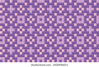 Seamless traditional woven pattern called Anyaman