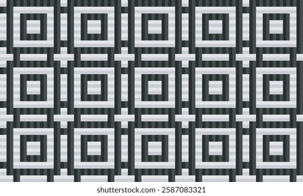 seamless traditional woven pattern called Anyaman