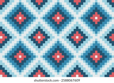 seamless traditional woven pattern called Anyaman