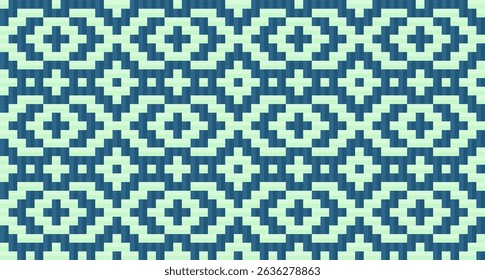 seamless traditional woven pattern called Anyaman