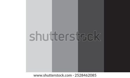 A seamless transition from pure white to deep black. The gradient begins with a bright white, gradually darkening through shades of light gray, medium gray, charcoal, until reaching a rich, DeepBlack.
