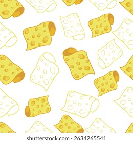 seamless transparant background texture cheese