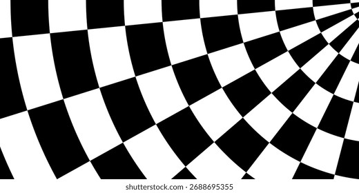 Seamless transparent checkered pattern background. Gray and white checkered background. Abstract checkered chessboard. Vector element.
