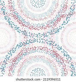 Seamless Transparent Circles Background - Vector (No Transparencies in eps) Seamless festive background from circles.