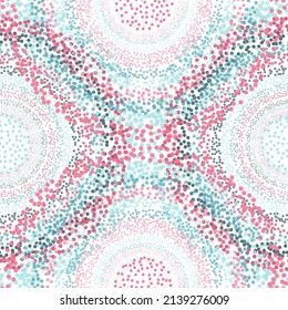 Seamless Transparent Circles Background - Vector (No Transparencies in eps) Seamless festive background from circles.