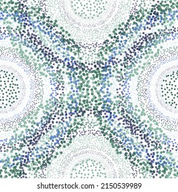 Seamless Transparent Circles Background - Vector (No Transparencies in eps) Retro Seamless Pattern with Circles
