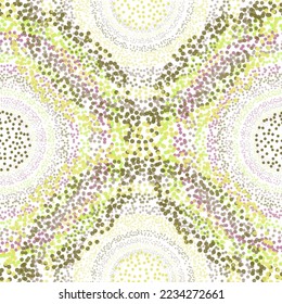 Cercles Harmonieux et transparents Arrière-Plan - Image Vectorielle (Pas de transparents en eps) Motif rétro harmonieux avec cercles