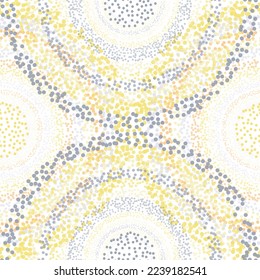 Cercles Harmonieux et transparents Arrière-Plan - Image Vectorielle (Pas de transparents en eps) Motif rétro harmonieux avec cercles