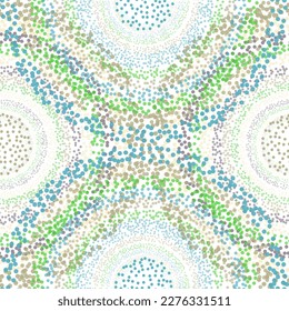 Seamless Transparent Circles Background - Vector (No Transparencies in eps) Seamless round bubbles kids pattern in vector