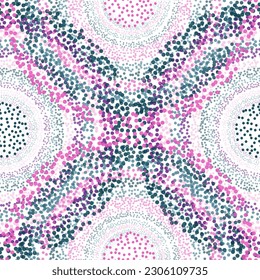 Seamless Transparent Circles Background - Vector (No Transparencies in eps) Retro Seamless Pattern with Circles