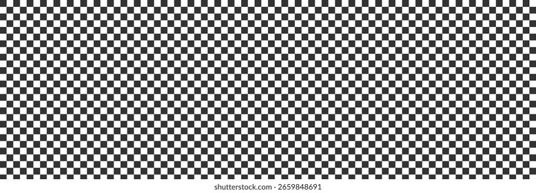 Seamless transparent pattern background. Abstract checkered checkerboard for game. Checkerboard seamless pattern. Grid with geometric square shape, race or rally flag and mosaic floor tile.