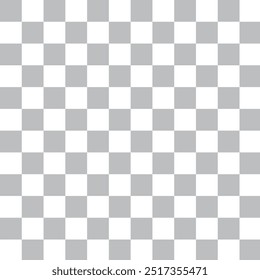 Seamless transparent pattern background, White and gray checkered pattern, vector checkerboard simulation alpha channel  png  transparency texture