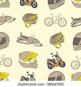 Seamless transport with helmets