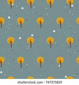 Seamless Tree Pattern