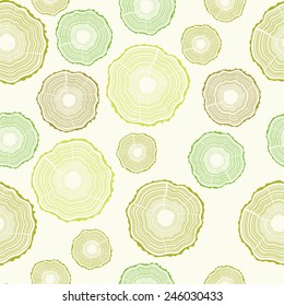 Seamless Tree rings pattern