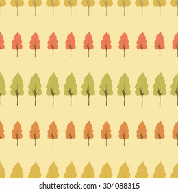 seamless trees pattern